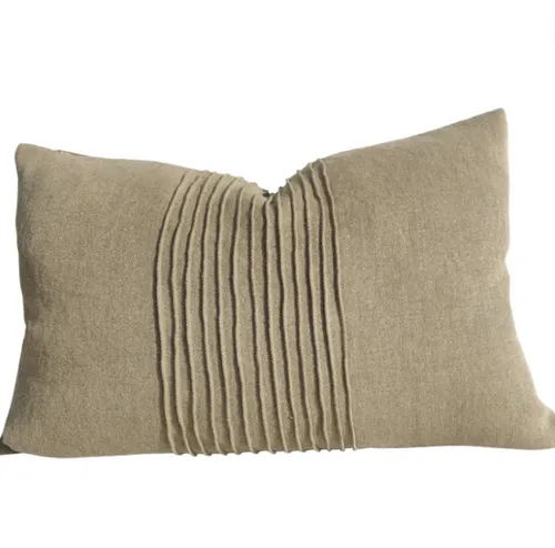 Sand flax linen natural with panels feather lumber