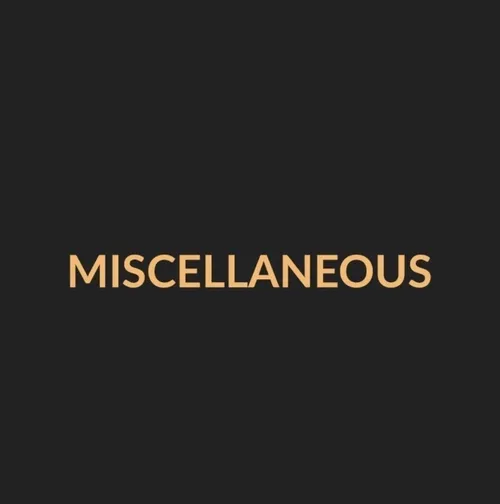 Miscellaneous 