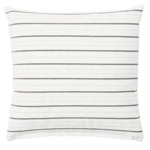 White Stripe poly cushion