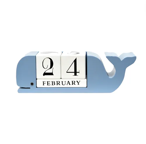Wooden Whale Calendar