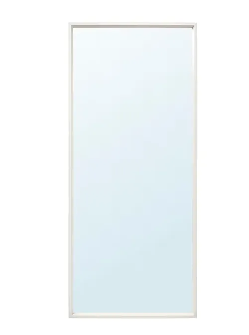 White Floor Mirror