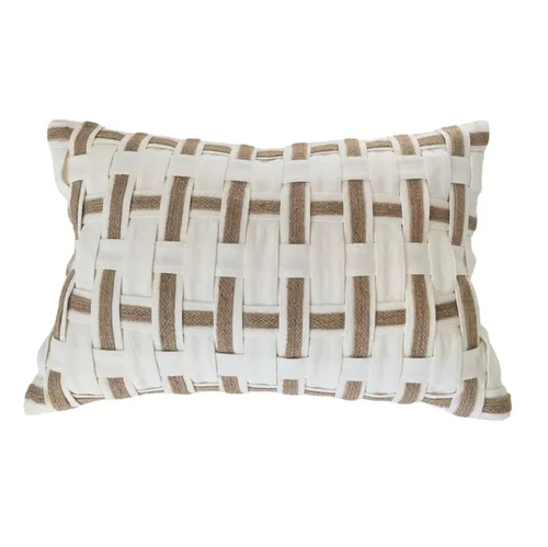 Jute Linen Lumber Cushion