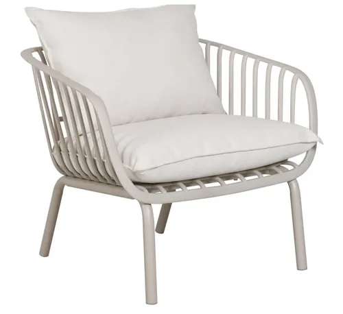 Owen Cream Outdoor Armchair with Cushion