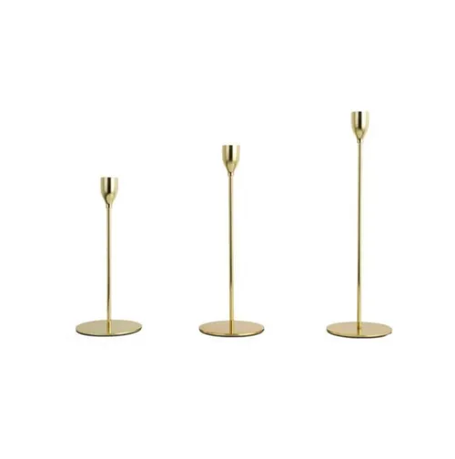 Gold Taper Candle Holder