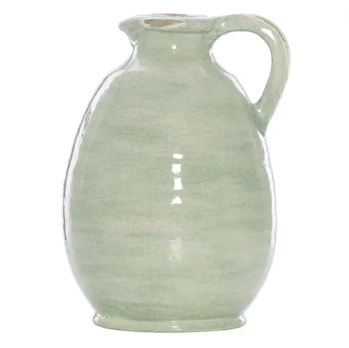 Terracotta Light Green Jug
