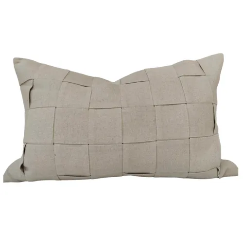 Sand intwined natural linen feather lumber