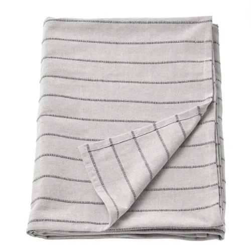 Grey Stripe Throw
