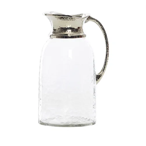 Glass Dimple Nickel Jug