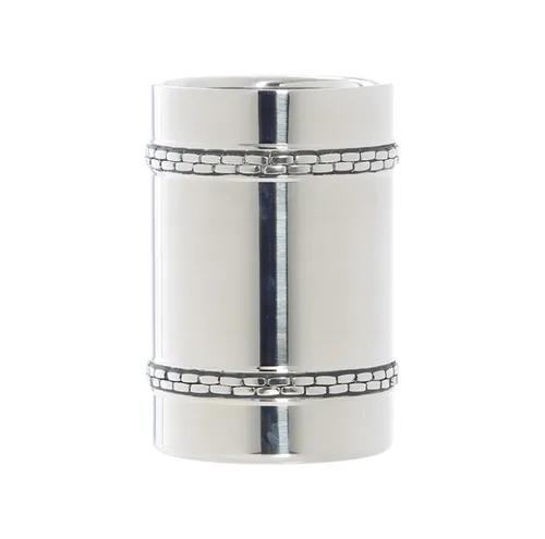 Silver /blk wine cooler