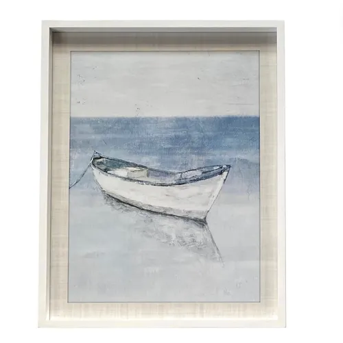 Natural Blue Boat Art (B)