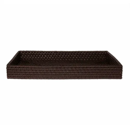 Black Bamboo Rectangle Tray