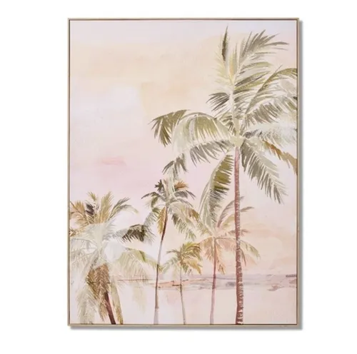Palm Cove Sunset Canvas Art 