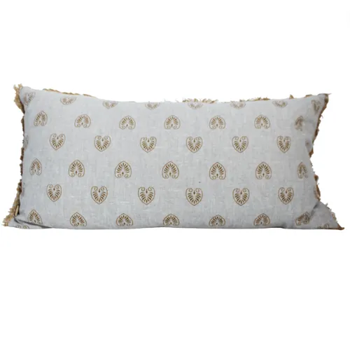 Mustard Manderley print feather lumber