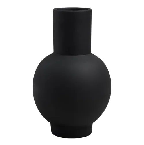 Black Ceramic Vase