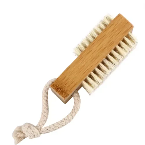 Bamboo Nail Scrubbing Brush