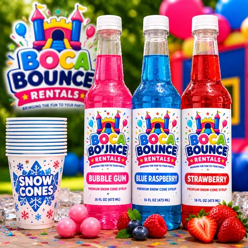 Snow Cone Supply Kit