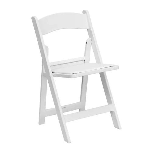 White Resin Chair