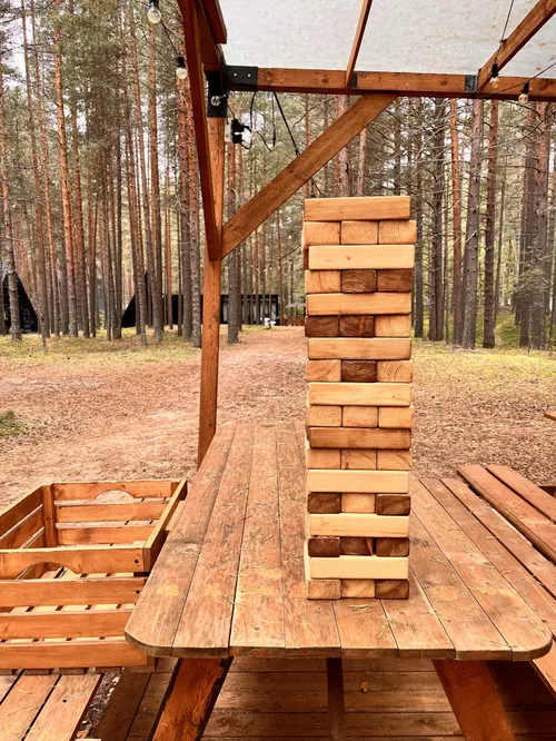 Giant Jenga Yard Game Rental