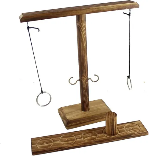 Elegant Events Collection: Wooden 4-Way Hook & Ring
