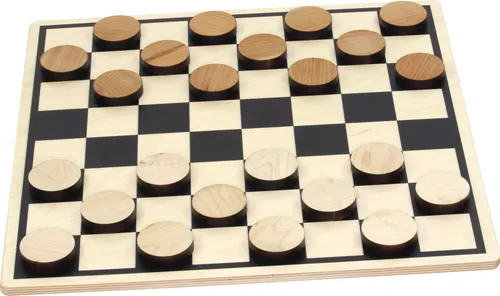 Elegant Events Collection: Handcrafted Wooden Checkerboard