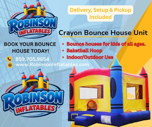 Crayon Bouncy House 