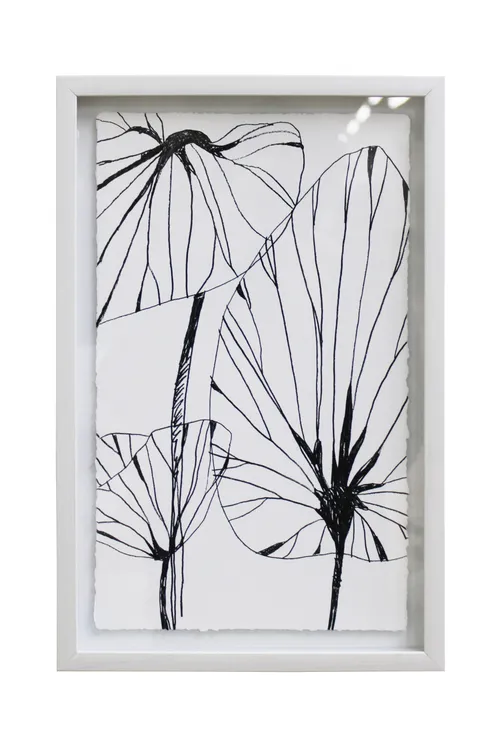 Linear Blossom Composition Artwork - BAW308