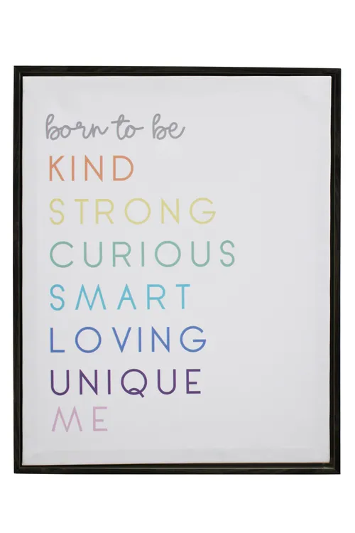Born To Be Me Kids Artwork - KAW525