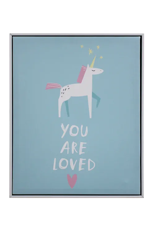 Unicorn Love Kids Artwork - KAW540