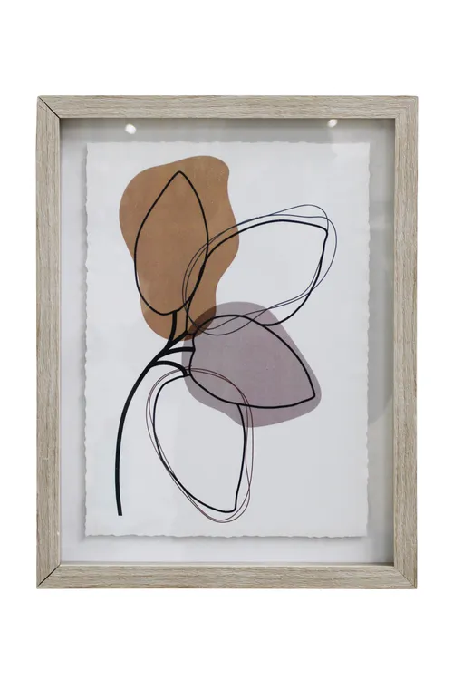 Abstract Petal Harmony Artwork - BAW168