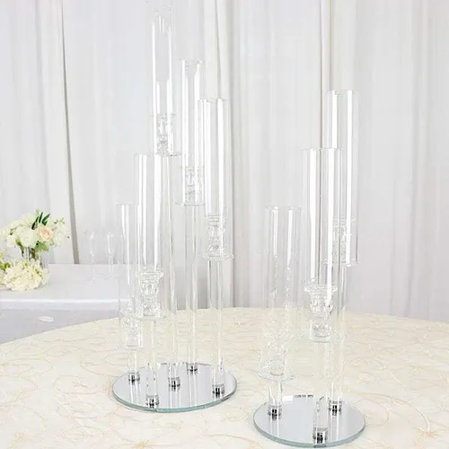 Tall Pipe Candelabras