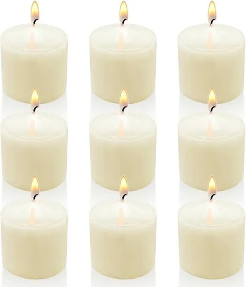 Small Ivory Votive Candles