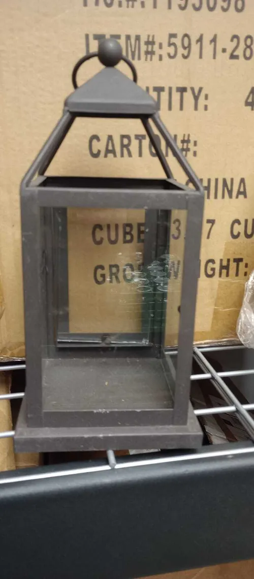 Dark Brown Pier One Lantern