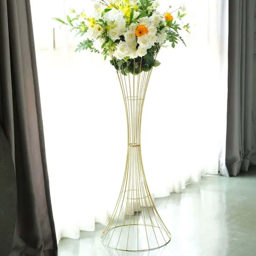 Round Geometric Flower Stand
