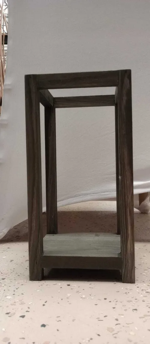 Dark Gray Wood Lanterns