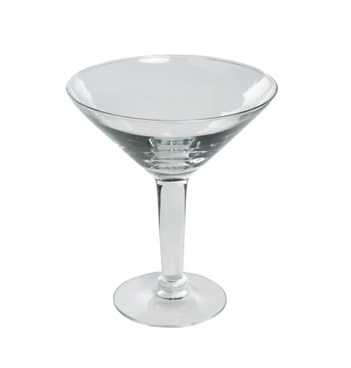 Large Silver Mercury Martini Glasses