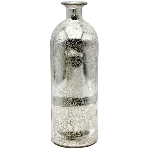 Silver bottle vase