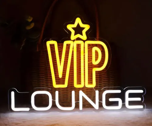 Neonschild VIP Lounge