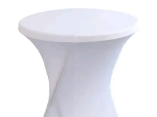 Stehtischhusse weiss