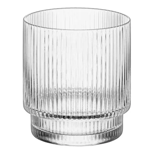 Ribbed Rocks Glass
