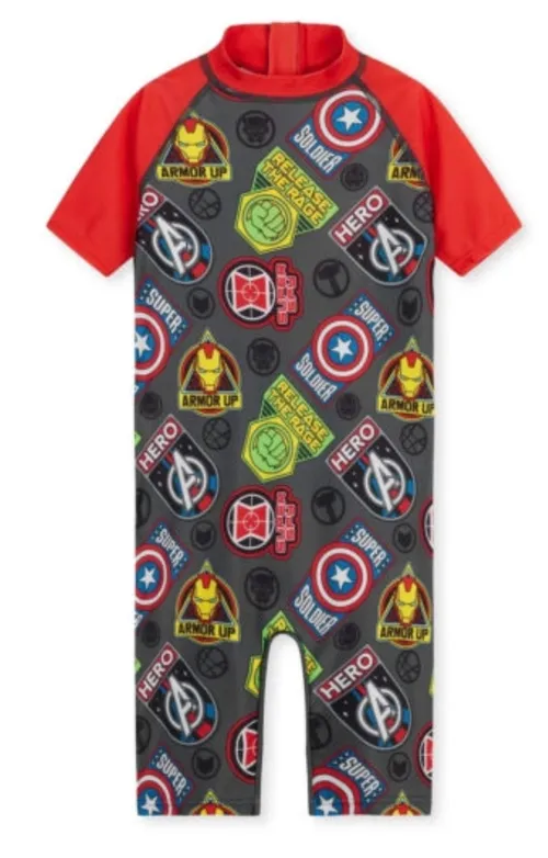 Fully Licensed Marvel Surf swimsuit age 4 - 5 years