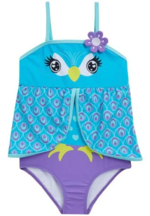 Peacock Swim suit age 3 - 4 years