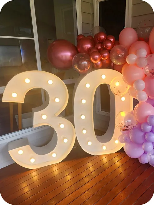 1.2m Light up Numbers