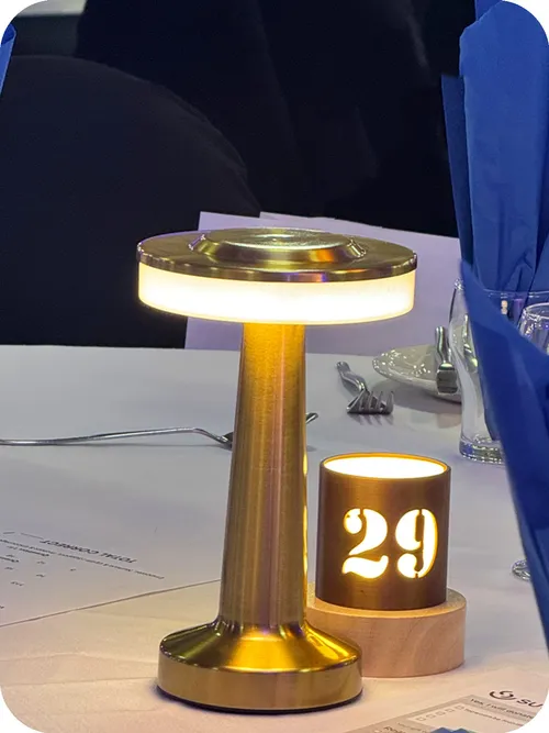 Retro Gold LED Lamp