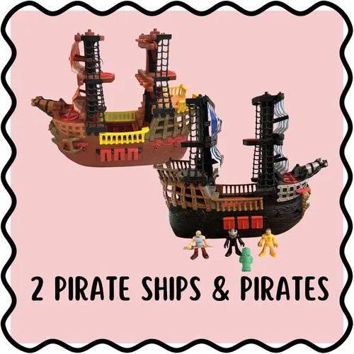 Pirate Ships & Pirates Play Set 🏴‍☠️