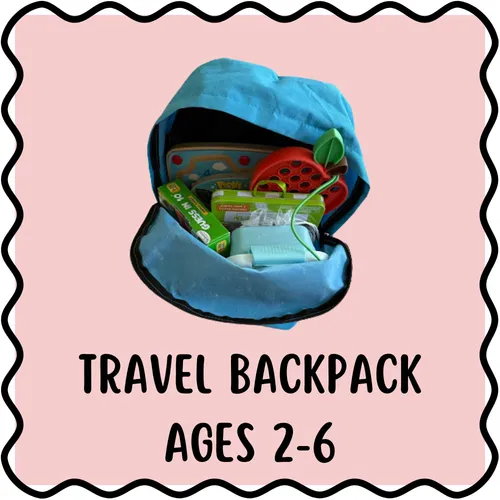 Travel Backpack- Ages 2-6