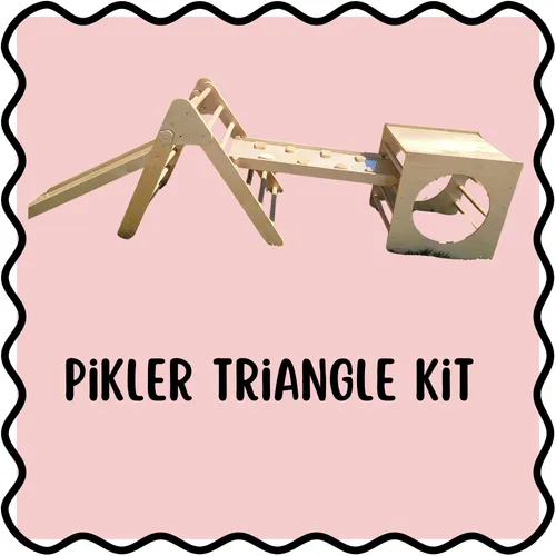 Pikler Triangle with Cube🧗