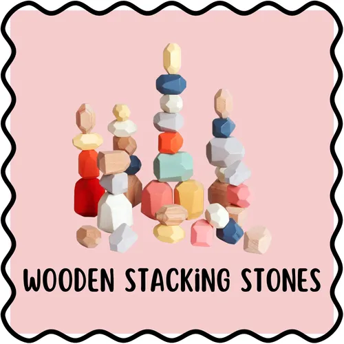 Wooden Stacking Stones 🪨
