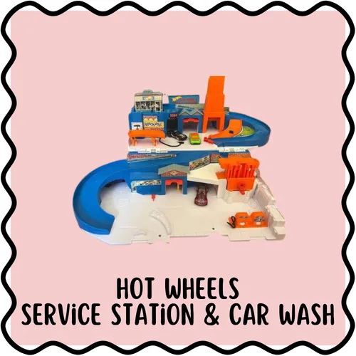 Hot Wheels Service Station & Car Wash 🏎️