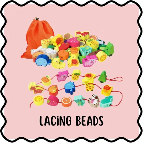 Lacing Beads and String 🧶