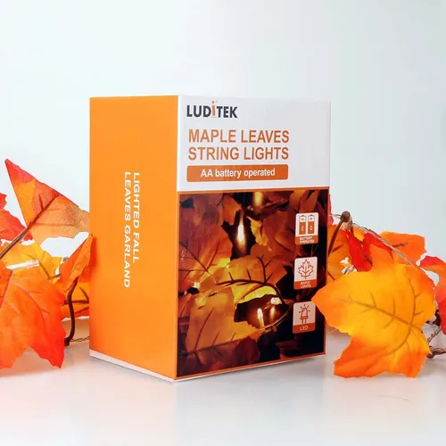  Lighted Fall Garland